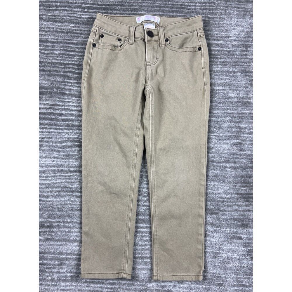 No Boundaries Jeans Juniors 1 Beige Capri Cotton Blend‎ Casual